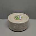 9 Inch Compostable Paper Plates (100 Pack) - Eco-Friendly Disposable Dinnerware for Parties, Microwavable & Water/Oil Resistant - 100% Biodegradable Heavy Duty Brown Plates for Events, Picnics