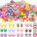 150 PCS Colorful Baby Hair Ties Toddler Hair Accessories for Little Girls, Rubber Bands Cute Ties for Kids, Mini Elastic Scrunchies Soft Seamless Small Ponytail Holders for Baby Infant Children Dog