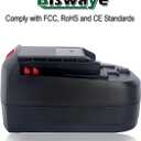 Biswaye 18-Volt Battery SB18C SB18A SB18B Compatible with Skil 18V Ni-Cd Cordless Tools 2810 2888 2887 2895 2897 2898 4570 5850 5995 7305 9350, 3.0Ah