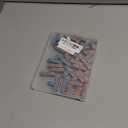 Linkstyle 40PCS Lever Wire Connectors Kit 28-12 AWG, 3 Way T Shape Wire Connectors Electrical Splicing Kit and 1 in 1 Out DIY Mini Compact Wire Conductor Quick Splitter