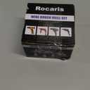 Rocaris 6 Pack Carbon Steel Wire Wheel and Pen Brush Set with 1/4-Inch Hex Shank for Rust Removal, Corrosion and Scrub Surfaces