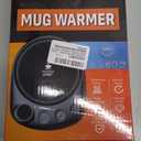 Coffee Mug Warmer - Fastest Heating & Highest Temperature, Coffee Cup Warmer for Desk Auto Shut Off, 4 Temp Settings & 1-12H Timer, Smart Electric Beverage Warmer for Coffee, Tea (Black)