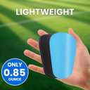3 x 2 Pairs Mini Shin Guards Youth Soccer Tiny Shin Protective Pads Small Shin Guards Miniature Shin Pads Professional Protection for Soccer Players Kids Teenagers (Lake Blue)