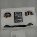 Department 56 Village Collection Accessories Halloween Hallows Eve Pumpkin Street Lamps Lit Figurine Set, 4.3 Inch, Multicolor