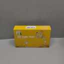 WIBIMEN Mini Ice Cube Trays, Small Tiny Round Pebble Crushed Nugget Ice Trays for Freezer with Lid - Chilling Drinks Coffee Juice(2 Pack/0.55In - Blue)