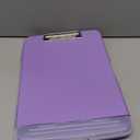 SFLHHDM Clipboard with Storage, Clip Boards 8.5x11, Plastic Clipboard with Pen Holder, Purple Clipboards, Clip Board Folder for Women Teachers Work, School & Office Supplies