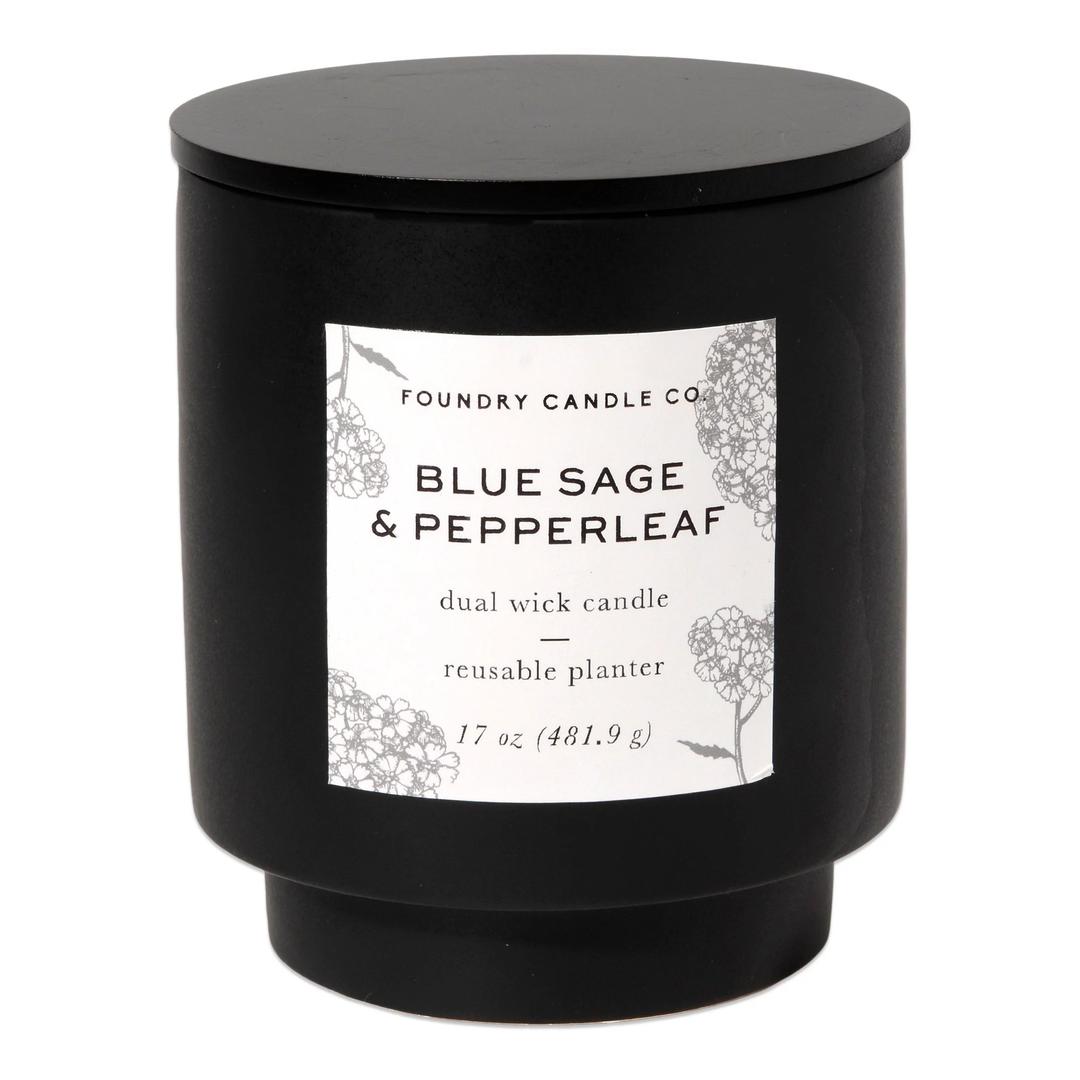 Candle Blue Sage& Pepperleaf 17Oz