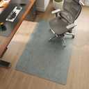 YDKGL Office Chair Mat for Hardwood Floor Non Slip Protector Grey 35"x53"