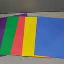 Two Pocket Folders, PANDRI 125 Pack 2 Pocket Folders, Letter Size Paper File Folder for School Office Home Business, Assorted 5 Colors