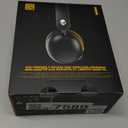 Skullcandy Grom Wireless Headphones, Volume-Limiting Audio, Comfortable Over-Ear Fit, Designed for Kids 6+, Up to 45 Hours Battery, Backup 3.5mm AUX Cable Included with Built-in Microphone - Black