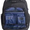 Kenneth Cole Reaction ProTec Travel Business Backpack 17" Laptop Computer TSA Checkpoint-Friendly Bookbag With USB Port, Black