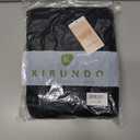 KIRUNDO Cardigan Sweaters for Women 2024 Fall Open Front Long Sleeve Loose Lightweight Knit Sweater Coat with Pockets (Black, S)