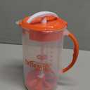 Brown's 32oz Baby Formula Mixing Pitcher Bundle with Adjustable Stopper, Locking Lid & No Drip Spout,  Orange, 1 Piece