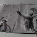 Fun Cute Shower Curtain,Whimsical Frog Colorful Lemon Bright Yellow Blue Cottage Core Eclectic Nature Botanical Floral Bird Cottagecore Summer Coastal Shower Curtains for Bathroom Decor