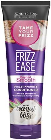 John Frieda Frizz Ease Beyond Smooth Conditioner, Anti-Humidity & Frizz-Resistant, Smooths Texture, Cleanses Unmanageable Hair, Infused with Pure Coconut Oil, 8.45 Oz