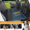 Dog Back Seat Extender, Hard-Bottom Backseat Bridge for Cars & SUVs