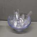 R-kay 16 Pcs Candy Bowls And Plastic Scoops Set - 8 Clear Plastic Candy Bowl 20 Oz And 8 Scoop 6.5 Inch Buffet Containers Set Heavy Duty