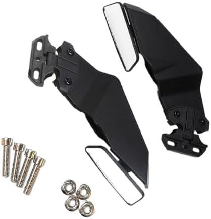 Protaper Motorcycle Wing Rearview Mirror, Bar End Rear View Mirrors, Compatible with Yamaha YZF R1 1998-2006, 2 PCS(Glossy Black)