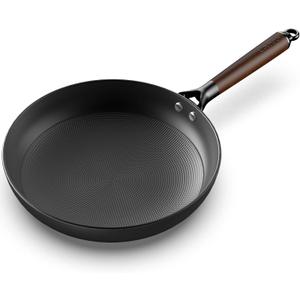 Cast Iron Skillet, 12 Inch Nonstick Frying Pan Skillet with Removable Handle, PFAS-Free, Egg Pan Non Stick Frying Pans, Oven Safe Dishwasher Safe (Black)