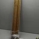 UNISHADES Cordless Bamboo Roman Shades for Windows, Blinds Size (30.5" W 64" H) Colour (Highfield Teak)