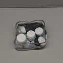 Travel Bottles - 8 Pack, TSA Approved Travel Size Toiletries, Leak Proof Silicone Squeezable Containers in Clear Bag (Bottle 3oz Jars 1oz, Black Gray)