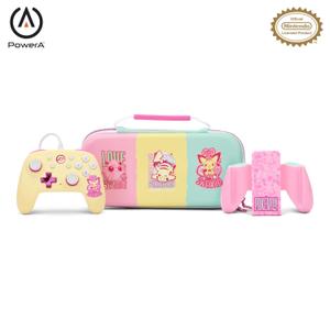 PowerA Nano Wired Controller with Comfort Grip - Pokemon: Sweet Assortment, Protection Case for Nintendo Switch Systems, OLED Model, Lite, Mini Controller, Official Accessory
