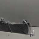 Front License Plate Mount Bracket Replacement Compatible with Chevrolet Corvette C8 2020-2026, ABS Front Bumper License Plate Frames Holder, License Plate Trim Base Replacement Kit (Black)