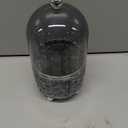 Makeup Brush Holder with Lid, 360 Rotating Cosmetic Tools Organizer with Cover, Dustproof Spinning Makeup Brush Organizer for Vanity, Ideal Gift for Girlfriend Wife Friends (Gray)