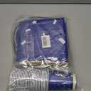 Graduation Decorations 2026 Disposable Blue Graduation Tableware Kit for 25 Guests Plates Napkins Cups Tablecloth Hanging Graduation Party Decorations 2026