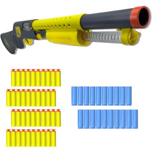 AGM MASTECH Catapult Rifle Shotgun Soft Bullet Foam Dart Blaster - Lever Action Shooting Game Educational Toy for Kids Boys Girls & Adults