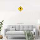 Aquarius Zodiac Sign Cross Xing Vintage Metal Tin Sign Bar Cafe Garage Cave Home Room Wall Bathroom Farmhouse Garden Porch Patio Decor, 8 x 8 Inch