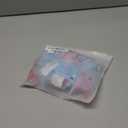 Lilosy Sexy Floral Embroidered Mesh Women Underwire Push Up Lingerie Set (Small, Floral Light Blue)