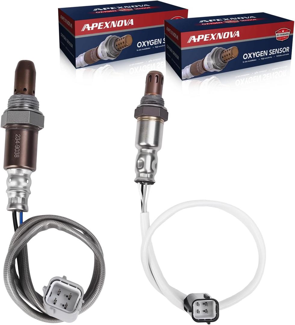 A-PEXNOVA 2PCS O2 Oxygen Sensor Upstream Downstream Compatible with Nissan for Altima 3.5L V6 2008-2009, for Altima 2.5L L4 2008 2009 2010, for Maxima 3.5L V6 2009