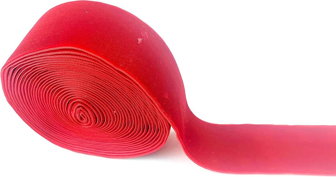 Heyiwell 5Yard Red Velvet Ribbon for Home Decor, Wrapping,DIY Crafts 38mm(1 1/2" Inch)