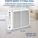 X6670 16x25x5 Replacement Air Filter for Lennox X6670, HCF16-11, HCF16-10