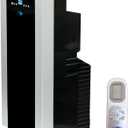 Whynter Portable Air Conditioner 14,000 BTU with Dual Hose Dehumidifier & Cooling Fan for 500 Sq Ft Rooms, Includes AC Unit Window Kit, ARC-14S (9,500 SACC)