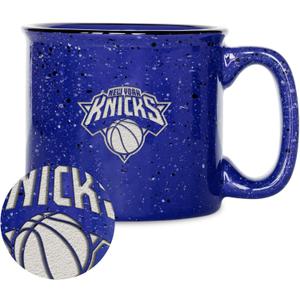 Rico Industries NBA Basketball 12oz Laser Engraved Campfire Mug