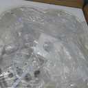Boho Ceiling Fan with Light and Remote Shell Shade Enclosed 6 Speeds, Medium, 17.7"D x 17.7"W x 7"H