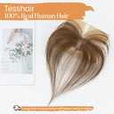 Wispy Bangs Hair Clip Human Hair, Human Hair Clip in Bangs, Wispy HairPieces, No Tangle & Smooth, 11g #04 Medium Brown