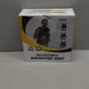 APEXUP Adjustable Weighted Vest Men 20lbs Weights with Reflective Stripe, Weight Vest Woman Workout Vest for Strength Training Running Walking (Black)