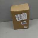 Yatmung Bathroom Trash Can with Lid - Office, Bedroom, Living Room, Entryways - Small Bathroom Garbage Can - Decorative Trash Bin (Faux Plant) - Hidden Waste Basket - 2.6 Gal, Black with Gold Edge