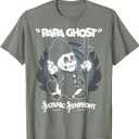 Papa Ghost - Vintage Cartoon Satanic Symphony Creepy Cute T-Shirt Large
