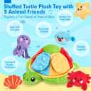 hahaland Baby Toys for 6-12 Months - 6 Months Old Baby Soft Crinkle Paper Sensory Montessori Toys for 0-6 6-12 Months Toddlers 1 Year Old Birthday Gift for Boys Girs