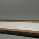 Upsimples Floating Shelves for Wall, 35.5 Inch Shelves for Decor Storage Set of 6, Wall Mounted Wood Shelf for Bedroom, Living Room, Bathroom, Kitchen, Long Picture Ledge Shelves, White