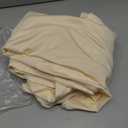 Spandex Fitted Wedding Arch Cover 6.6FT Beige Arch Backdrop Cover, Round Top Chiara Backdrop Stand Covers for Wedding Birthday Party Baby Shower Banquet Arch Decoration (Beige, 6.6FT)