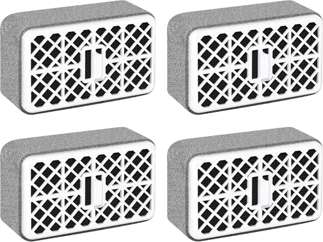 4 Pack Deodorizer Filter Cartridges Compatible with TOTO Washlet THU6474-01 THU6072 S500E S550E K300 C2 C5 SW3074 SW3054T40 SW3056T40, Bathroom Toilet Deodorizing Carbon air Filter