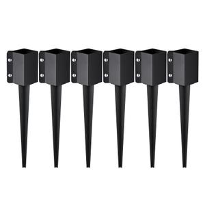 VEVOR Fence Post Anchor 8 Pack 4 x 4 inch Outer Diameter 24" Ground Spike