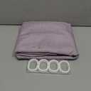 BTTN Lavender Shower Curtain - Linen Textured Heavy Duty Waterproof Cloth Shower Curtain Set with 12 Plastic Hooks, Hotel Spa Luxury Simple Decorative Thick Fabric Shower Curtains for Bathroom - 72x72