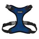 Voyager Step-in Pet Harness - All Weather Mesh, Adjustable Step in Harness for Cats and Dogs by Best Pet Supplies - Royal Blue/Black Trim, S