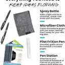 Rocketbook Accessory Kit  Complete Set with 2 FriXion Gel Pens, Spray Bottle, Microfiber Cloth & Pen Dock  Compatible with Rocketbook Notebooks & Planners for Effortless Organization Daily